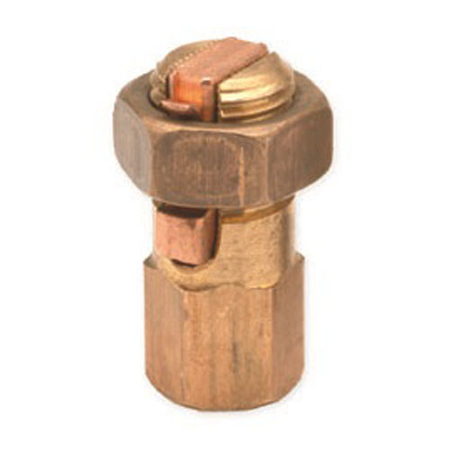 Penn Union Bronze Service Post Connector For One Conductor 10 Sol. To 7 Str. (STS1)