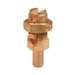 Penn Union Bronze Service Post Connector For Two Conductors 12 Sol. To 8 Str. (SCS0A1)