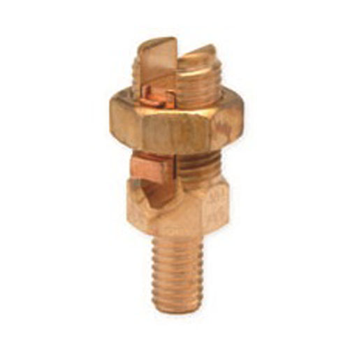 Penn Union Bronze Service Post Connector For Two Conductors 2 Sol. To 2/0 Str. (SCS6)