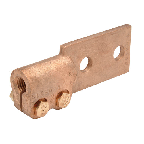 Penn Union Bronze Stud Connector For Single Bus Bar 5/8 Inch-11 Stud Thread Size (SLB0611D)