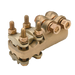 Penn Union Bronze Stud Connector For Two Copper Cables Or Tubes 2 Sol. To 1000 Kcmil 3/8 Inch To 3/4 Inch IPS (CSR15121002)