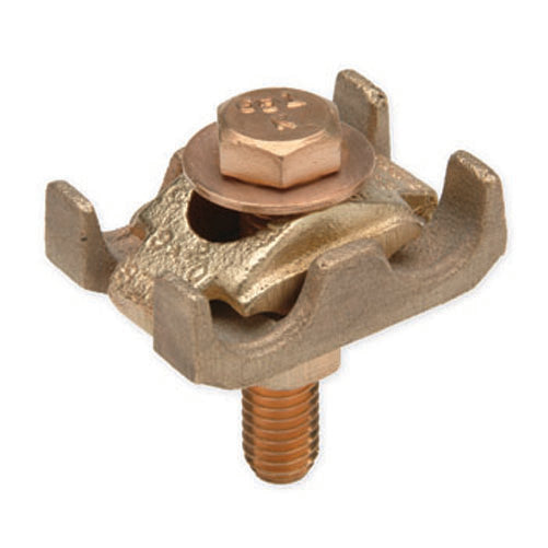 Penn Union Bronze Universal Parallel Groove Clamp Connector 1/0 Sol. To 300 Kcmil Copper (UCR030)