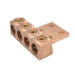 Penn Union Bronze Vi-Tite Terminal Lug For Four Copper Conductors Four Hole Tongue 700 Kcmil To 1000 Kcmil (VL421925)