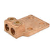 Penn Union Bronze Vi-Tite Terminal Lug For Two Copper Conductors Four Hole Tongue 500 Kcmil To 800 Kcmil (VL221921)