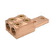 Penn Union Bronze Vi-Tite Terminal Lug For Two Copper Conductors Two Hole Tongue 500 Kcmil To 800 Kcmil (VVL221790)