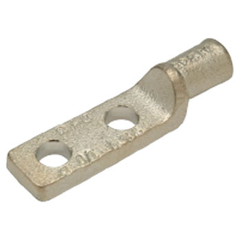 Penn Union Cast Copper Heavy-Duty Compression Lug - Two Hole Tongue 1/0 Str. (TLU1/0D)
