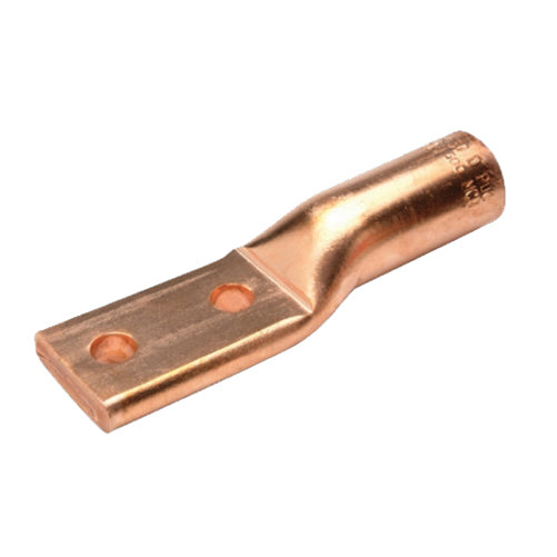 Penn Union Copper Compression Lug Heavy-Duty Long Crimp Area Two Hole Tongue With Closed Transition 300 Kcmil Copper (HBBLU030D)