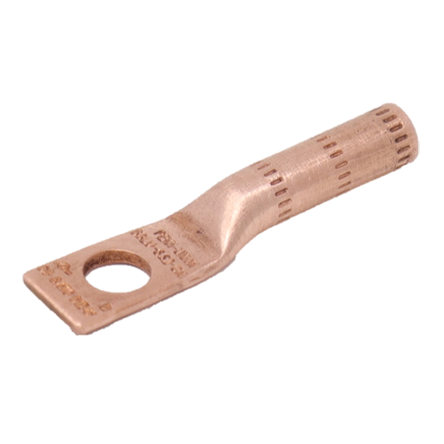 Penn Union Copper Compression Lug Long Barrel Blank Tongue Closed Transition 1750 kcmil (BBLU6S4GND)