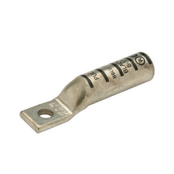 Penn Union Copper Compression Lug Long Crimp Area One Hole Narrow Tongue With Closed Transition 3/0 AWG (BBLU3/0S3NT)