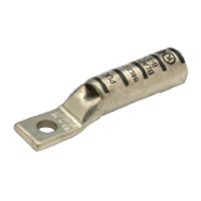 Penn Union Copper Compression Lug Long Crimp Area One Hole Narrow Tongue With Inspection Window 650 Kcmil (BBLZ065SNT)