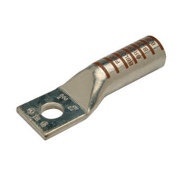 Penn Union Copper Compression Lug Long Crimp Area One Hole Tongue With Closed Transition 3/0 AWG (BBLU3/0S2)
