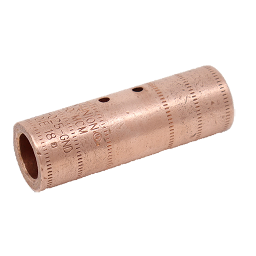 Penn Union Copper Compression Splice Long Barrel 250 kcmil (HBCU025GND)
