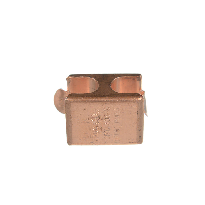 Penn Union Copper H-Tap - Double Tab Press-On 2 Str. To 1/0 Str. (CDT3038)