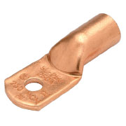 Penn Union Copper Soldering Lug - One Hole Rounded Tongue With Closed Transition - 10 Str. (SL25)