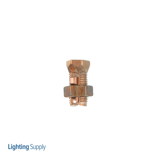 Penn Union Copper Split Bolt Connector For Two Conductors - 16 Str. To 8 Str. (Equal Main And Tap) (S8)