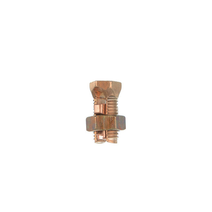 Penn Union Copper Split Bolt Connector For Two Conductors - 16 Str. To 8 Str. (Equal Main And Tap) (S8)