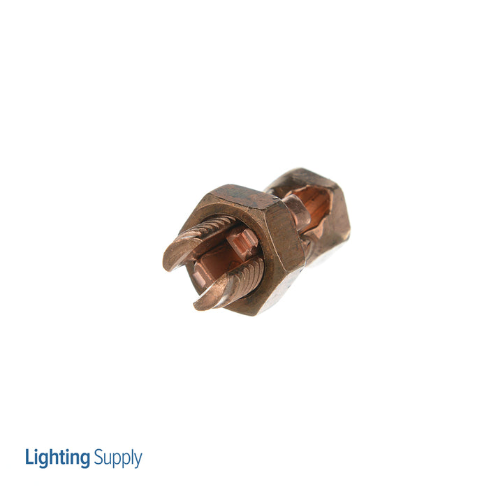 Penn Union Copper Split Bolt Connector For Two Or Three Conductors - 8 Sol. To 4 Sol. (Equal Main And Tap) (SEL4)