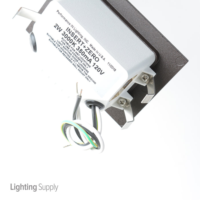Performance In Lighting Insert And Screwless LED Step Light (071935-IR)