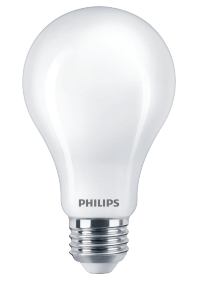 Philips 12A19/LED/930/FR/Glass/E26/DIM 1FB T20 578625 LED A19 Lamp 12W 120V 3000K White 1600Lm 320 Degree Beam 90 CRI E26 Base Frosted (929003498304)