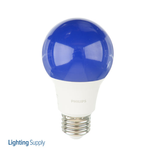 Philips 463240 8A19 LED Blue P Non-Dimmable 120V 1Fb (929001998005)