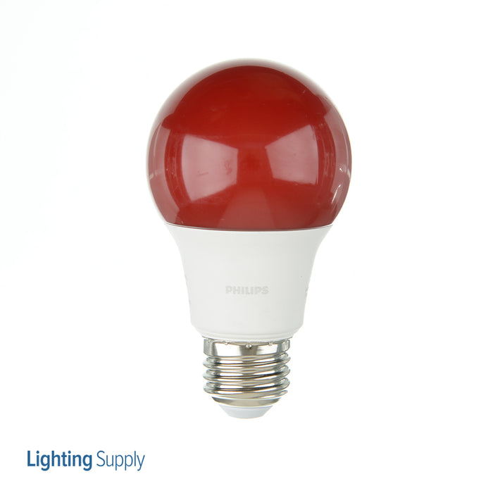 Philips Led Red Philips 929001997805 463273 8A19 LED Red P Non-Dimmable 120V 1Fb ...
