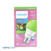 Philips 463281 8A19 LED Green P Non-Dimmable 120V 1Fb (929001997905)
