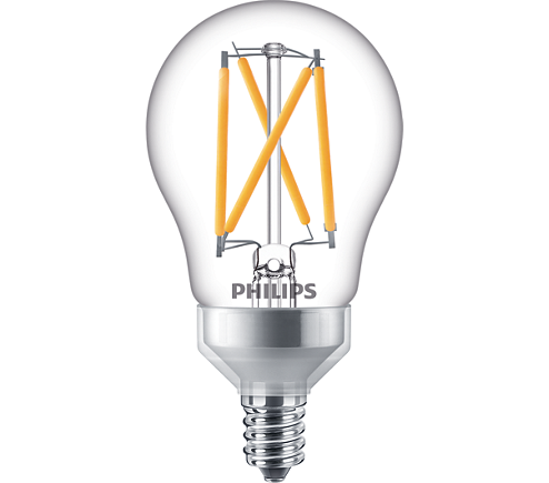 Philips 549378 3.8W A15 2700K-2200K 90 CRI E12 Candelabra Screw Base Bulb Clear (#929002208104)