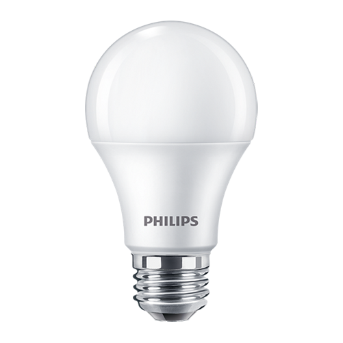 Philips 565150 10W A19 LED Lamp 3000K 1000Lm 90 CRI White 150 Degree Beam Angle Medium E26 Base 120V (929003005204)