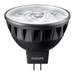 Philips 573568 6.3W LED MR16 Lamp 3000K 470Lm 90 CRI GU5.3 Dimmable Base 12V 35 Degree Beam Angle (929003080604)