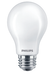Philips 5A19/LED/930/FR/Glass/E26/DIM 1FB T20 578542 LED A19 Lamp 5W 120V 3000K White 450Lm 320 Degree Beam 90 CRI E26 Base Frosted (929003497404)