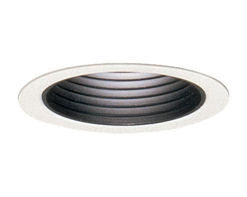 Philips Ready To Go Lightolier 3 3/4 Inch Recessed Adjustable White Step Baffle (912400462044)