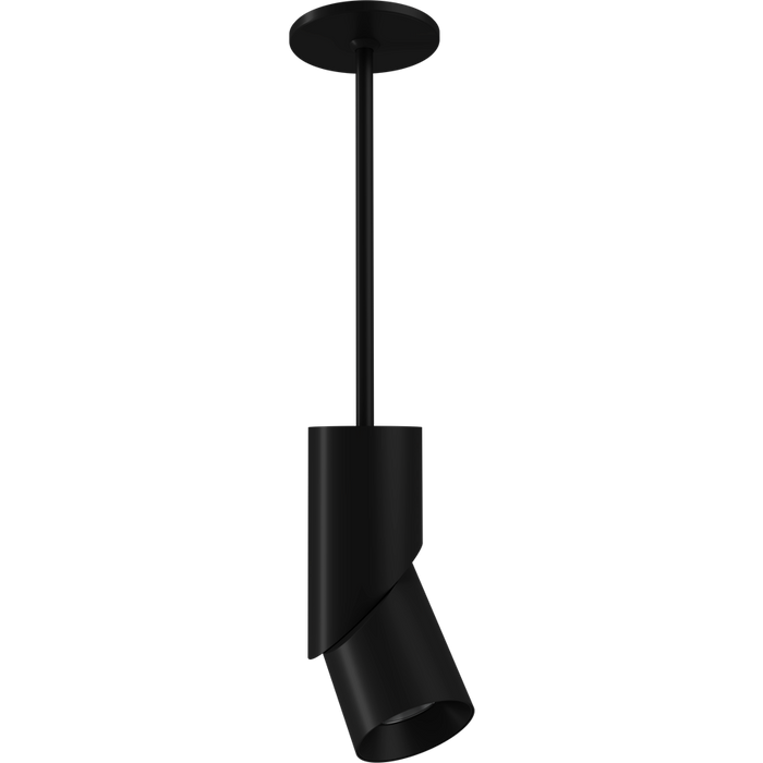RAB L Size Pendant Mount Kit Black (PIVOTLB-PM-KIT)