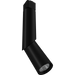 RAB PIVOT Track Light 8W CCT Selectable 3000/4000/5000K H-Track Mount 24 Degree Beam Angle Black 120V (PIVOTS24DB)