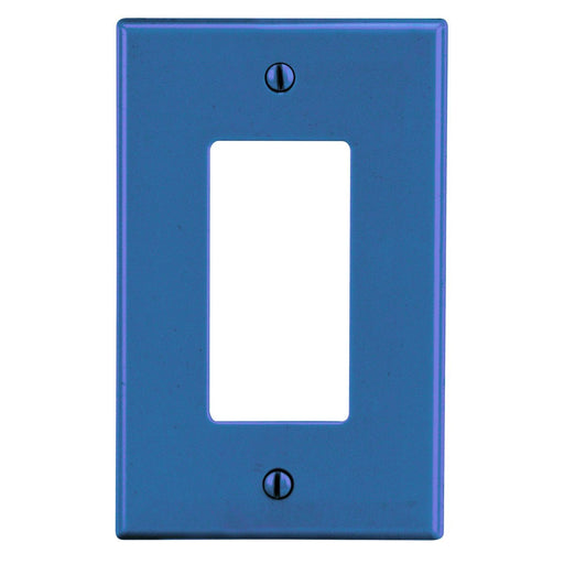 Bryant Wall Plate Mid-Size 1-Gang Decorator Blue (PJ26CBL)