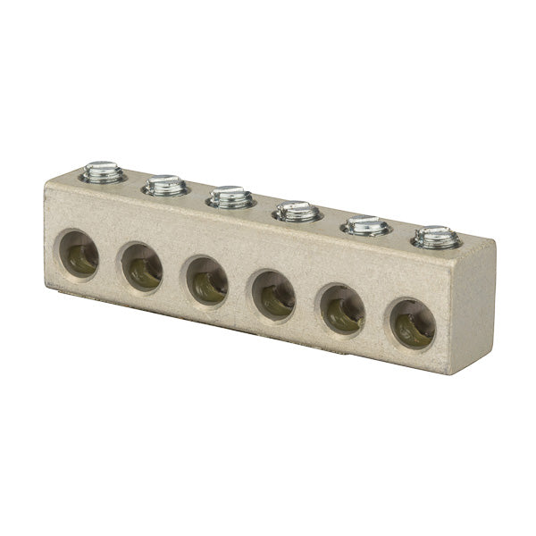 NSI 4-14 AWG Uninsulated Multi-Tap Connector 6 Ports (PL4-6)