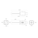 RAB LED PLC Omnidirectional Lamp GX32D Base 5.5W CCT Selectable 2700K/3000K/3500K/4000K 120-277V Type A/B (PLC-5-O-8FA-HYB-G24D)
