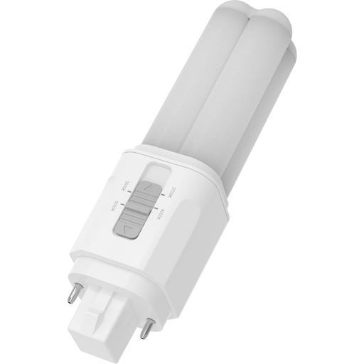 RAB LED PLC Omnidirectional Lamp GX32D Base 5.5W CCT Selectable 2700K/3000K/3500K/4000K 120-277V Type A/B (PLC-5-O-8FA-HYB-G24D)