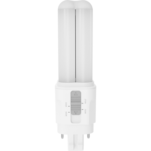 RAB LED PLC Omnidirectional Lamp GX23 Base 5.5W CCT Selectable 2700K/3000K/3500K/4000K 120-277V Type A/B (PLC-5-O-8FA-HYB-GX23)
