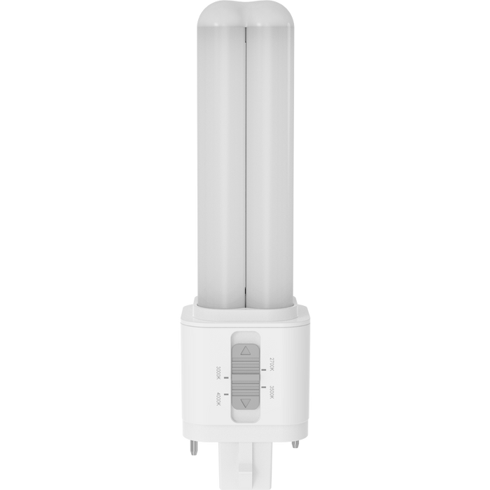 RAB LED PLC Omnidirectional Lamp GX32D Base 7W CCT Selectable 2700K/3000K/3500K/4000K 120-277V Type A/B (PLC-7-O-8FA-HYB-GX32D)