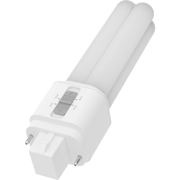 RAB LED PLC Omnidirectional Lamp GX32D Base 7W CCT Selectable 2700K/3000K/3500K/4000K 120-277V Type A/B (PLC-7-O-8FA-HYB-GX32D)
