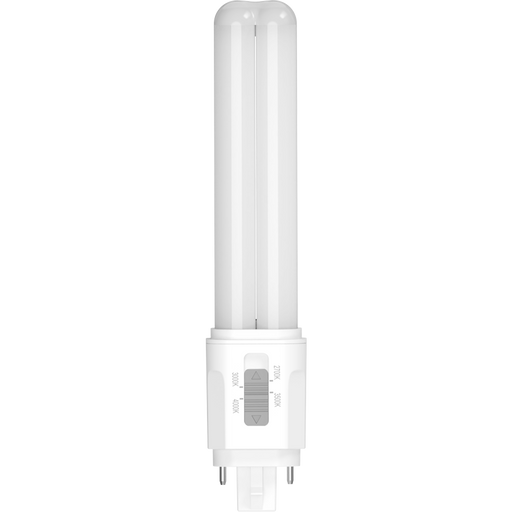 RAB PLC LED Lamp Omni Type A 9W CCT Selectable 2700K/3000K/3500K/4000K G24Q Base Cap (PLC-9-O-8FA-DIR-G24Q)