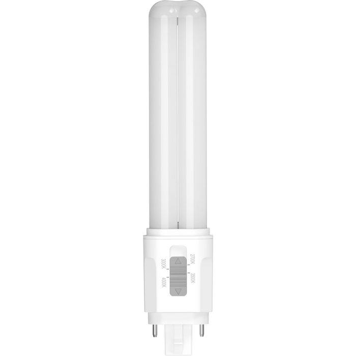 RAB PLC LED Lamp Omni Type A 9W CCT Selectable 2700K/3000K/3500K/4000K G24Q Base Cap (PLC-9-O-8FA-DIR-G24Q)