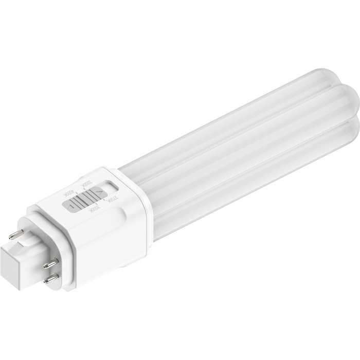 RAB PLC LED Lamp Omni Type A 9W CCT Selectable 2700K/3000K/3500K/4000K G24Q Base Cap (PLC-9-O-8FA-DIR-G24Q)