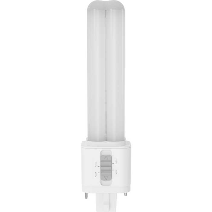RAB LED PLC Omnidirectional Lamp GX32D Base 9W CCT Selectable 2700K/3000K/3500K/4000K 120-277V Type A/B (PLC-9-O-8FA-HYB-GX32D)