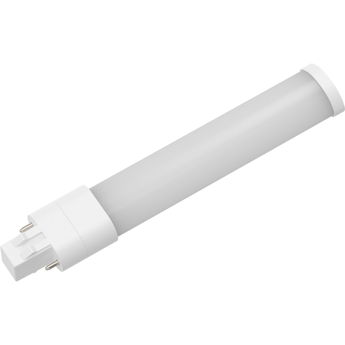 RAB PLS LED Lamp 5.2W Type A+B Horizontal CCT Selectable 2700K/3000K/3500K/4000K 80 CRI GX23 Base Cap (PLS-5.2-H-8FA-HYB-GX23)