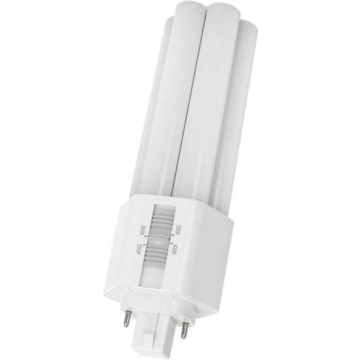 RAB PLT LED Lamp Omni Type B 15W CCT Selectable 3000K/3500K/4000K/5000K 80 CRI GX24d Base Cap (PLT-15-O-8FA-BYP)