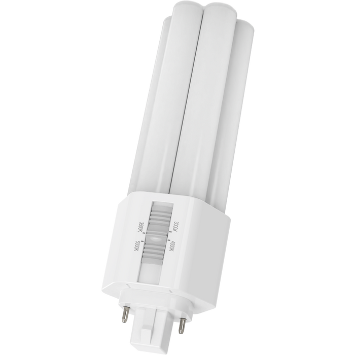 RAB PLT LED Lamp Omni Type B 15W CCT Selectable 3000K/3500K/4000K/5000K 80 CRI GX24d Base Cap (PLT-15-O-8FA-BYP)