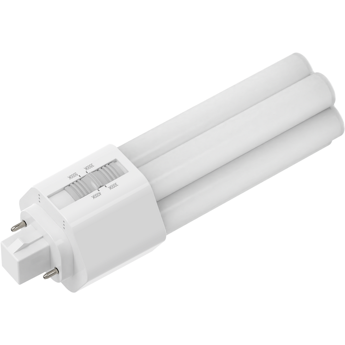 RAB PLT LED Lamp Omni Type B 15W CCT Selectable 3000K/3500K/4000K/5000K 80 CRI GX24d Base Cap (PLT-15-O-8FA-BYP)