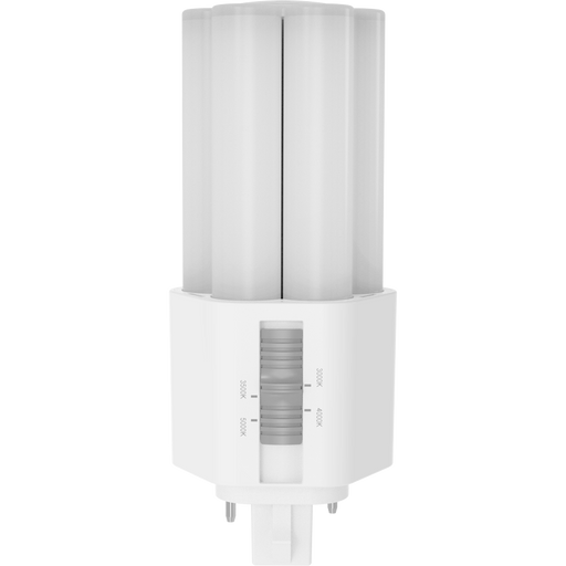 RAB 7W LED PLT Triple Tube GX24d Base CCT Selectable 2700K/3000K/3500K/4000K 120-277V Type B (PLT-7-O-8FA-BYP)