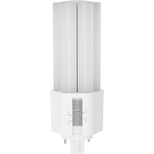 RAB 9W LED PLT Triple Tube GX24d Base CCT Selectable 2700K/3000K/3500K/4000K 120-277V Type B (PLT-9-O-8FA-BYP)